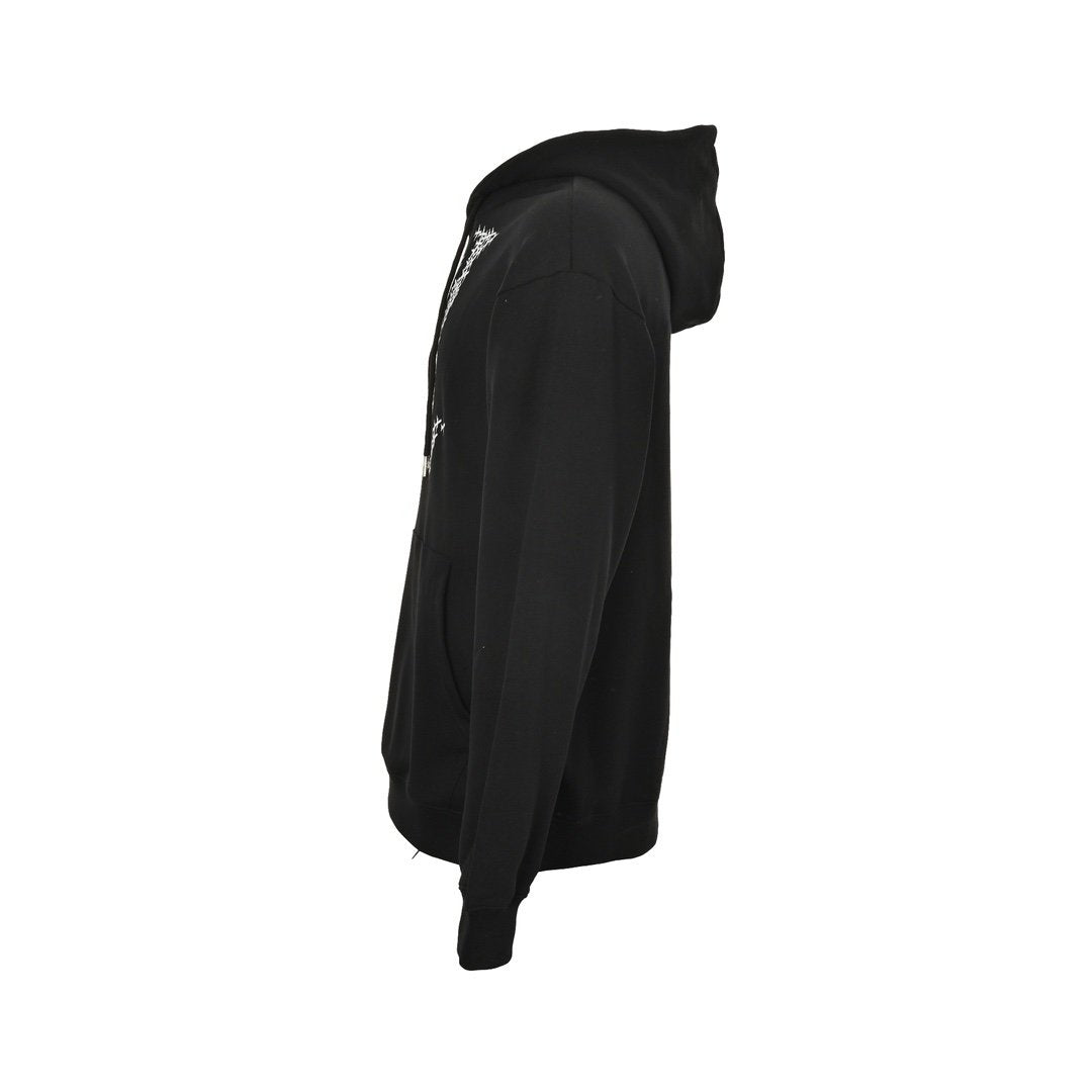 Louis Vuitton Planes Printed Hoodie Black