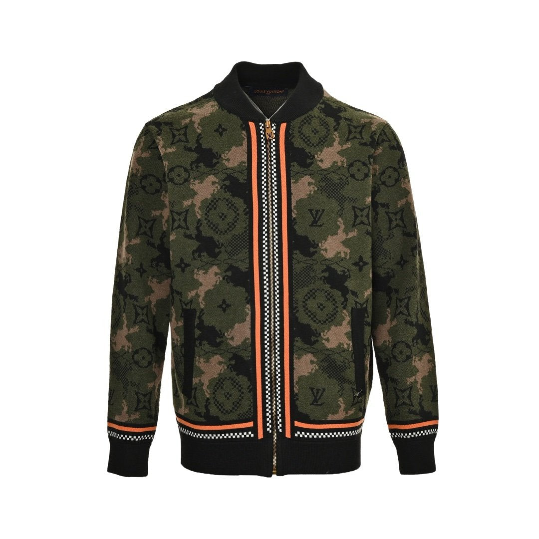 Louis Vuitton Jacquard Wool Bomber Blouson