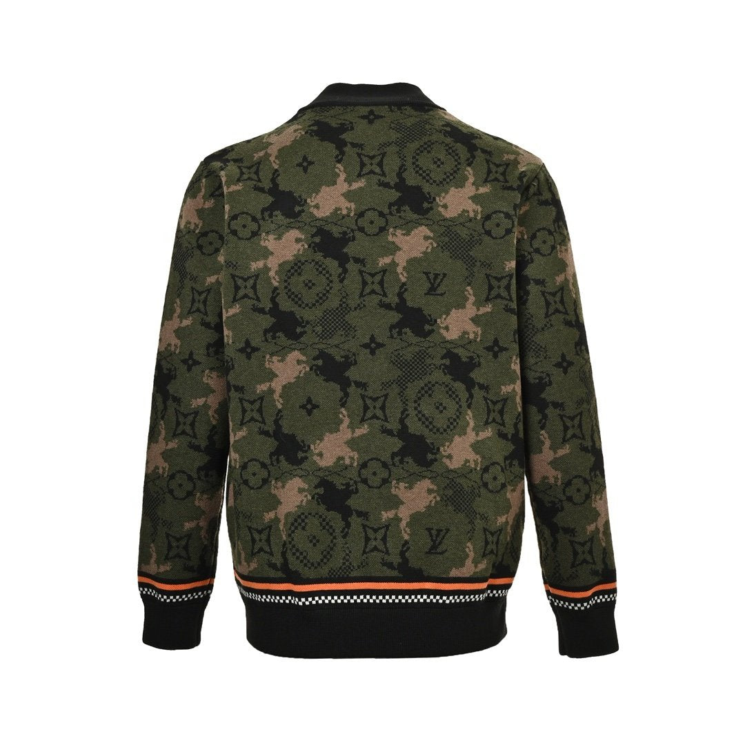 Louis Vuitton Jacquard Wool Bomber Blouson