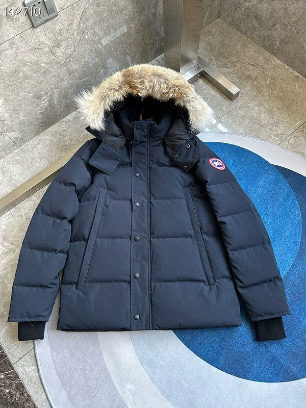 Canada Goose Wyndham Parka Navy Fur