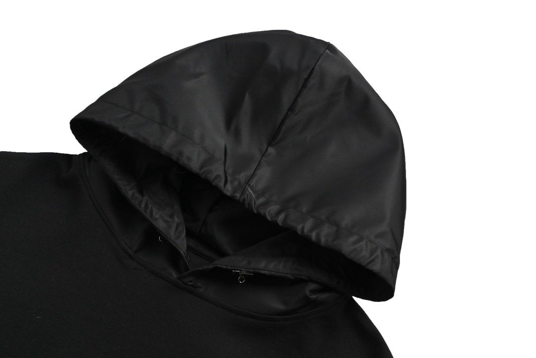 Prada Fleece Hoodie Black