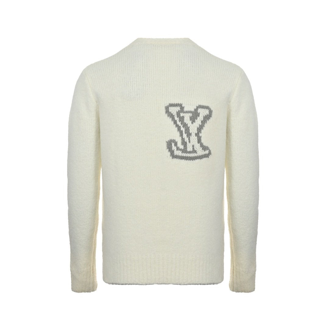 Louis Vuitton LV Intarsia Sweater White