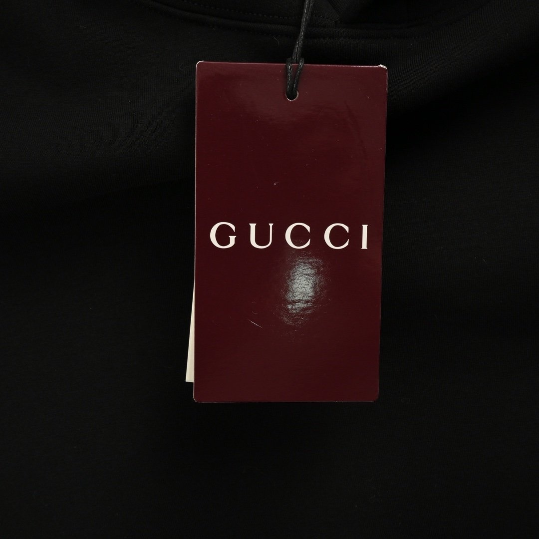Gucci Over The Head Hoodie In Black