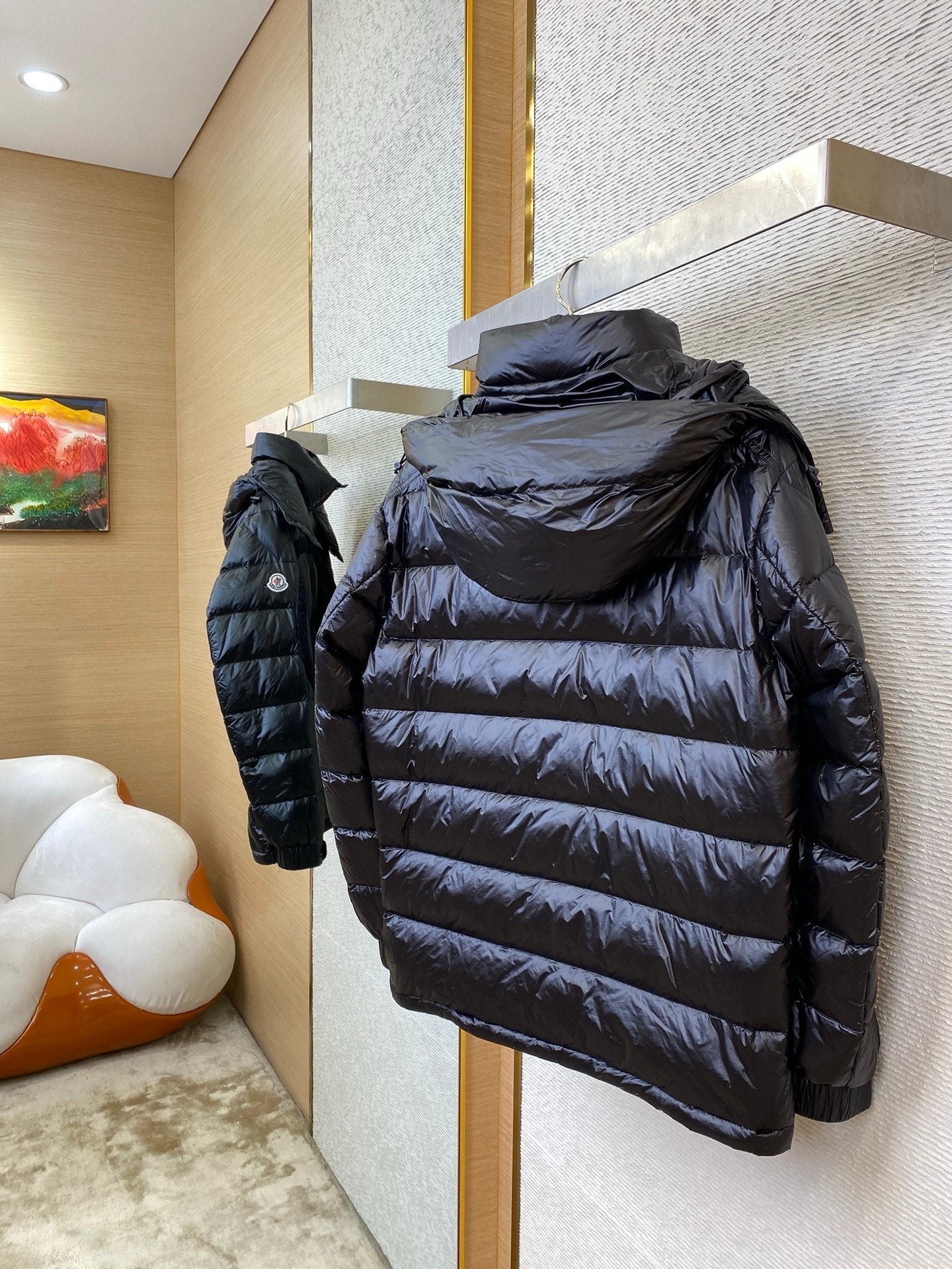 Moncler Solander Batman Down Jacket Black