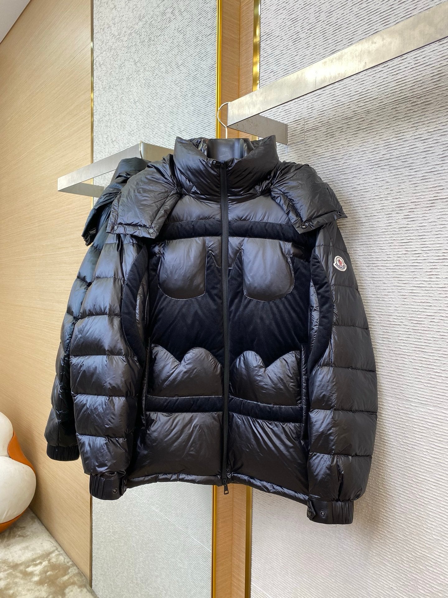 Moncler Solander Batman Down Jacket Black