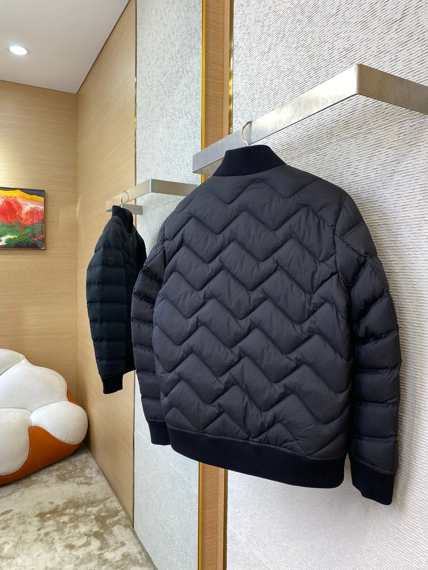 Moncler Ubac Short Down Jacket Black