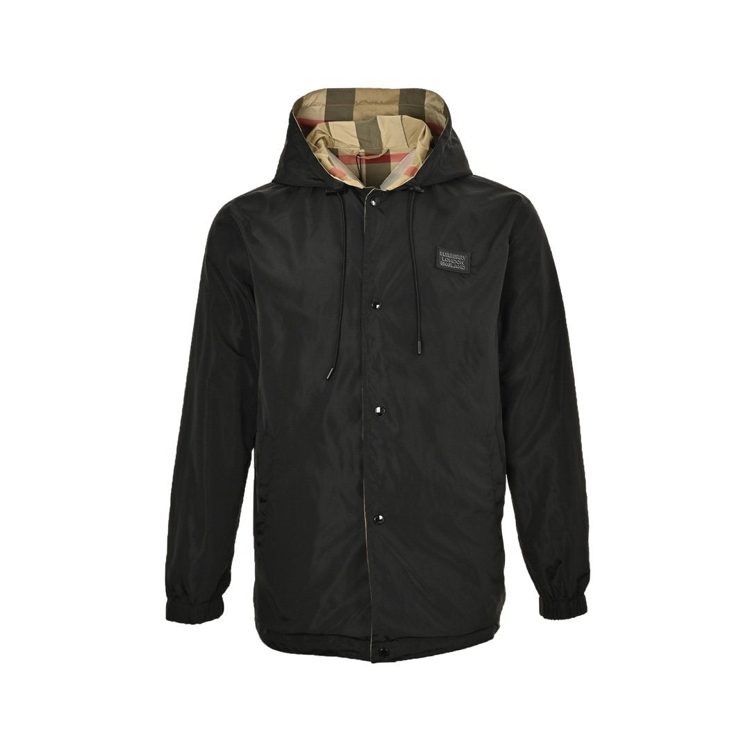 Burberry Reversible Check Hooded Jack