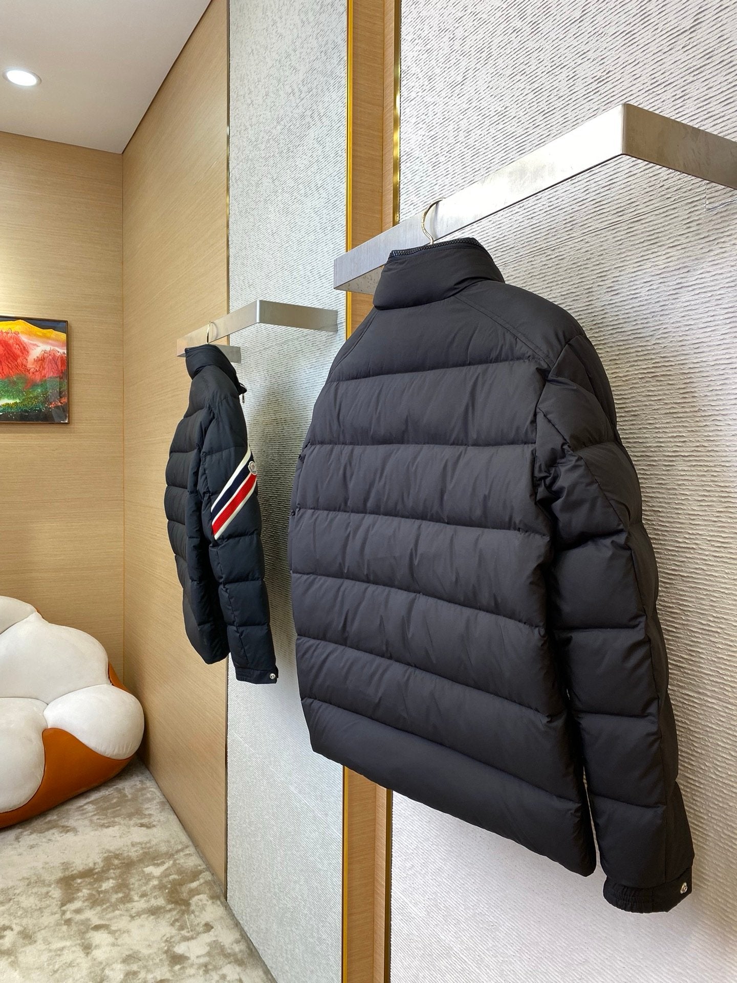 Moncler Black Solayan Down Jacket