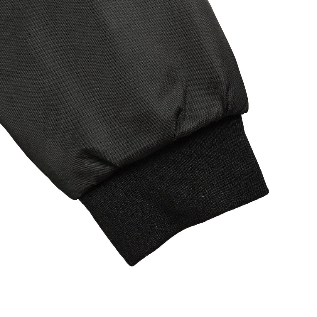 Prada Re-Nylon Bomber Jacket Black