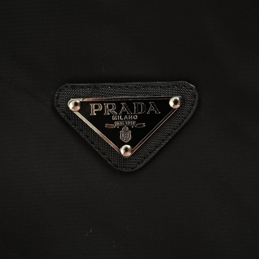 Prada Re-Nylon Bomber Jacket Black