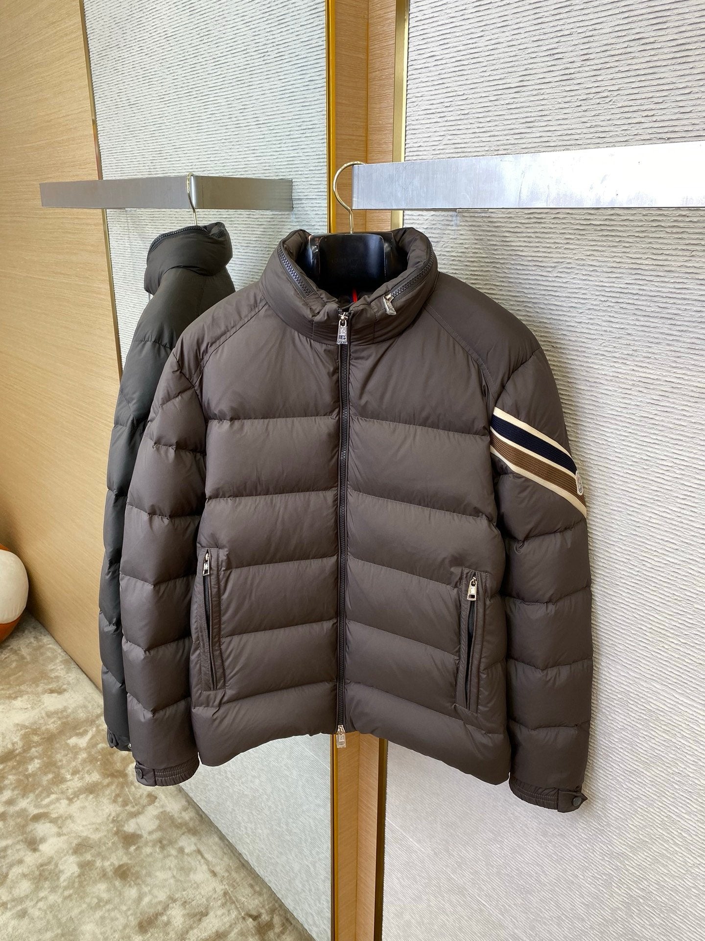 Moncler Brown Solayan Down Jacket