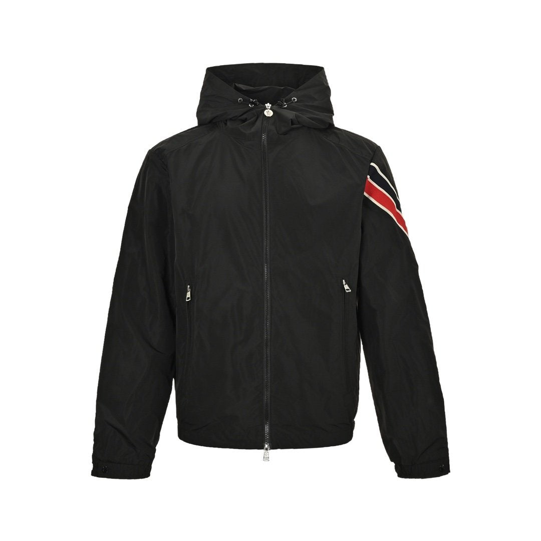 Moncler Black Clout Hooded Windbreaker