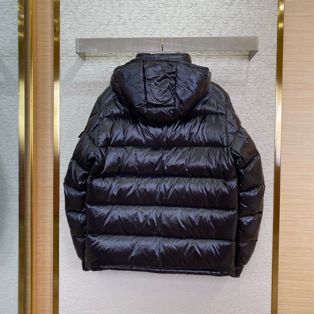 Moncler Maya  Hooded Down Jacket Black