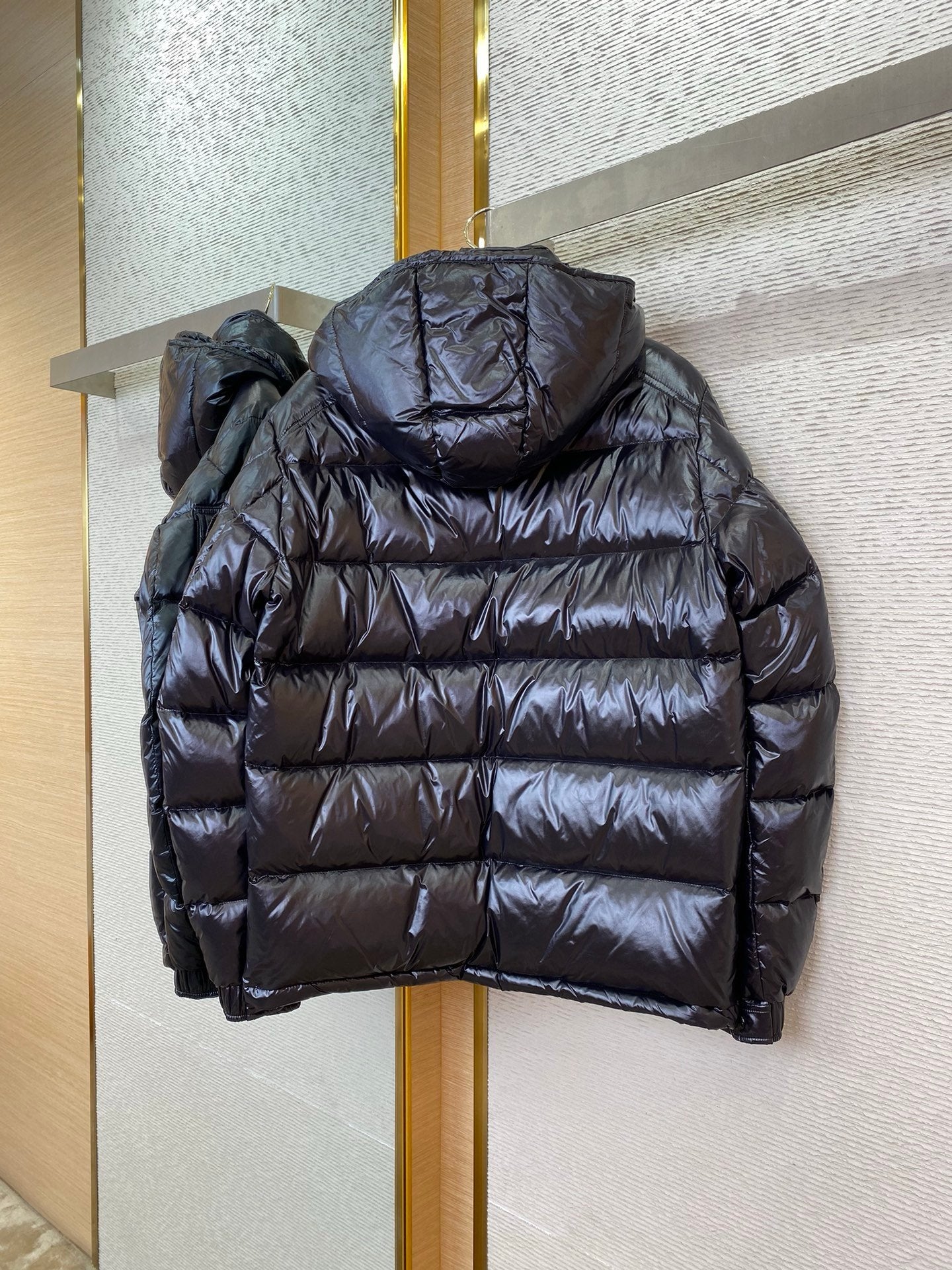 Moncler Maya  Hooded Down Jacket Black