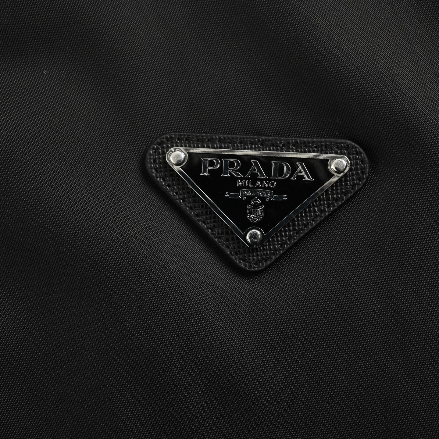 Prada Triangle Logo Hooded Jacket Black