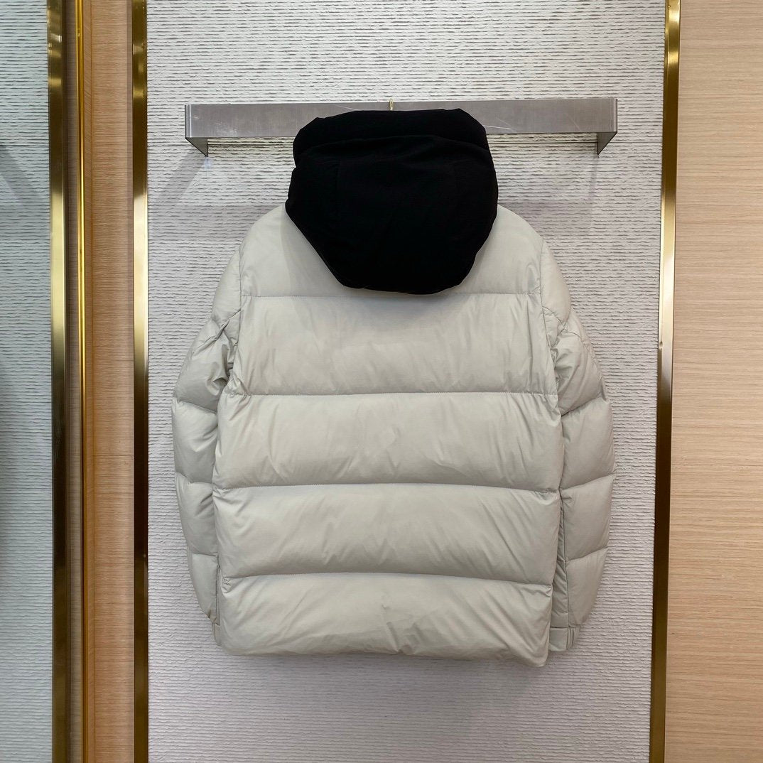 Moncler Madeira Down Jacket White/Black