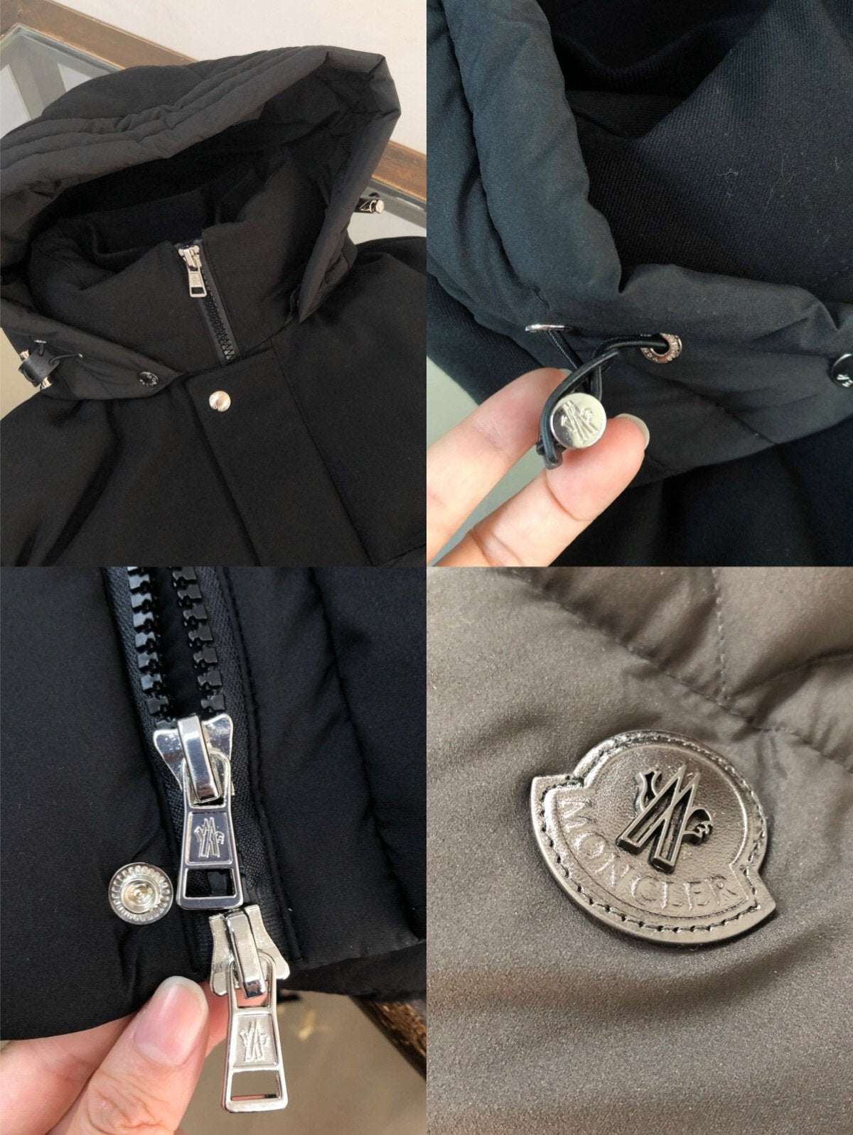 Moncler Musalla Short Down Jacket Black