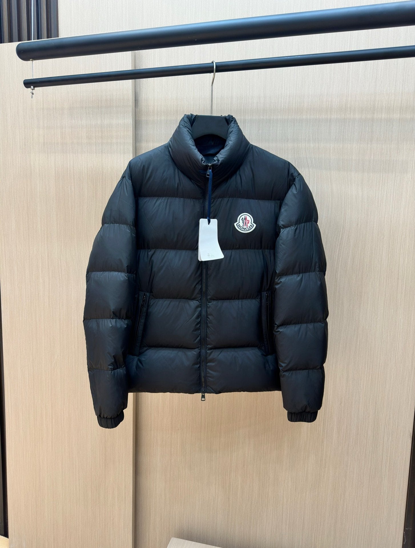 Moncler Black Citala Short Down Jacket Black