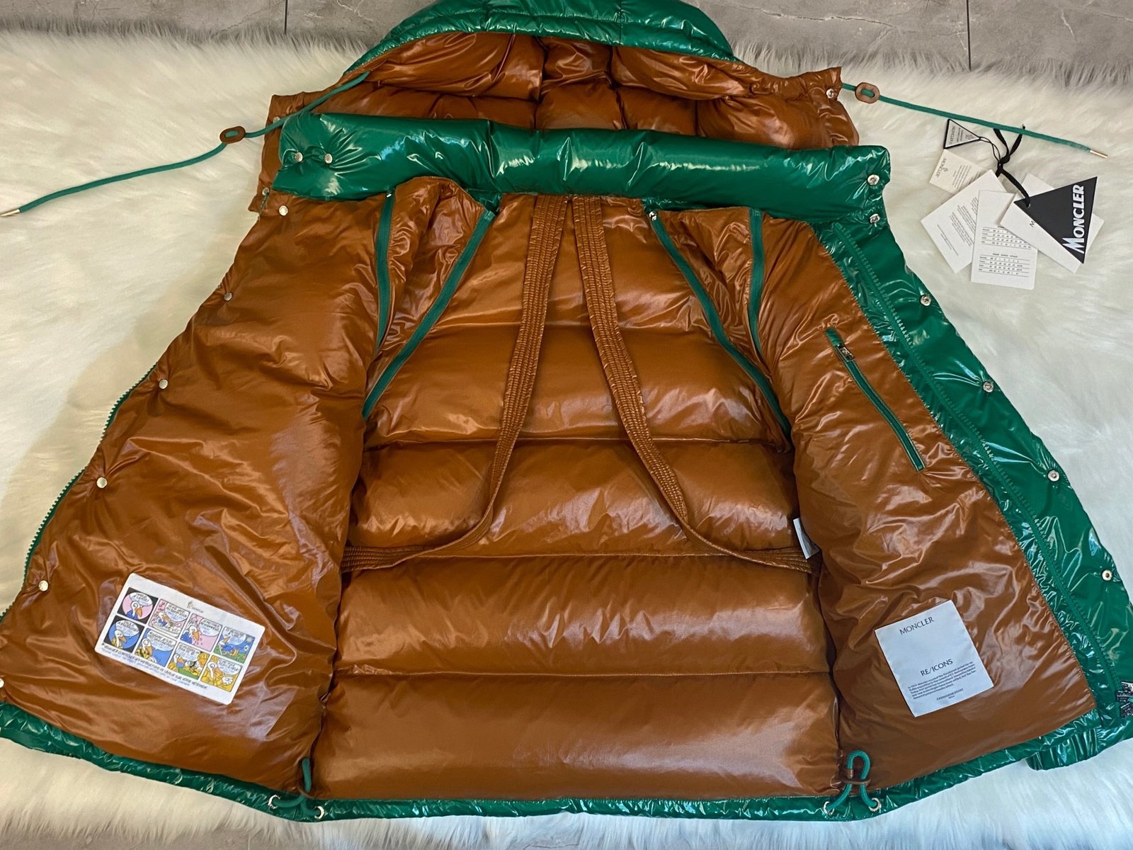 Moncler Karakorum Ripstop Hooded Down Jacket Green