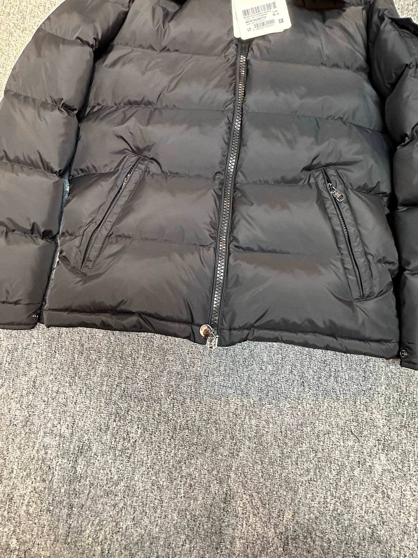 Moncler Sassiere Quilted Shell Hooded Down Jacket Black