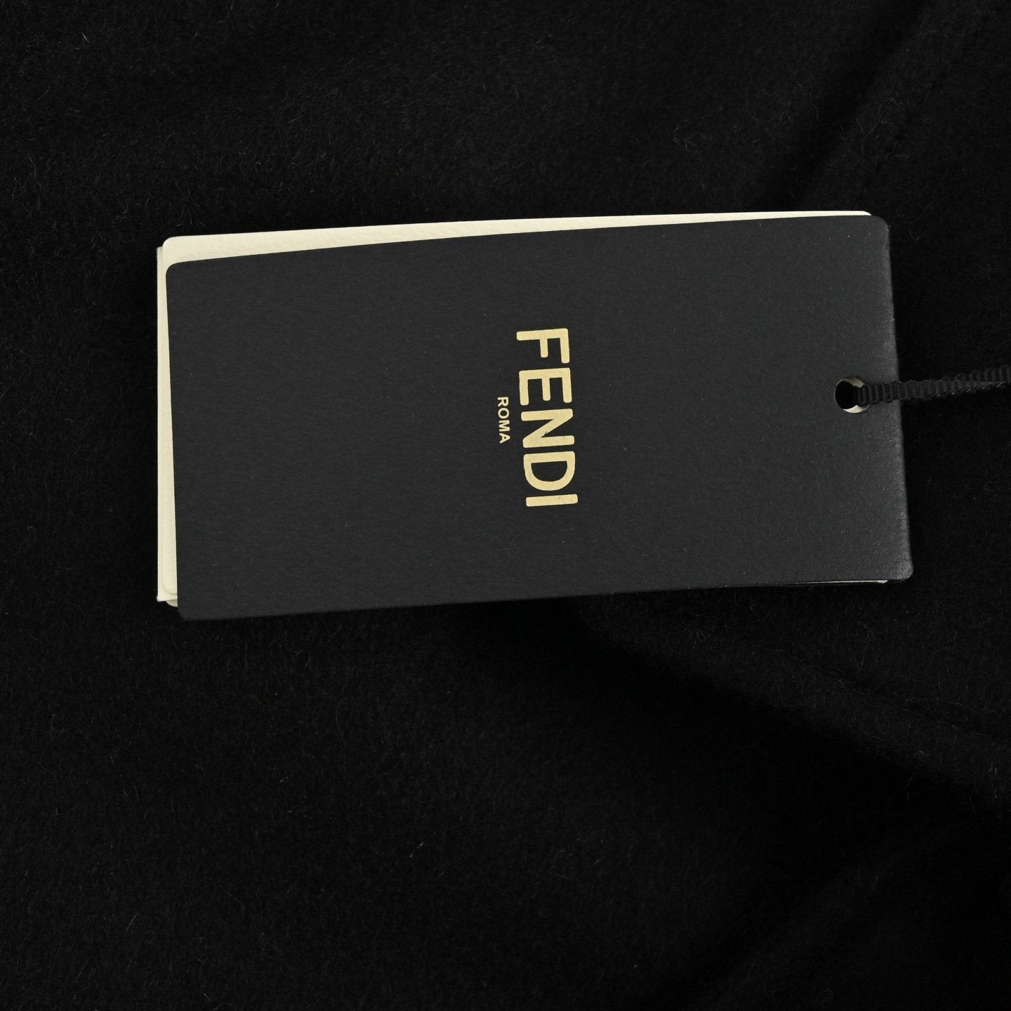 Fendi Blouson Wool Jacket Black