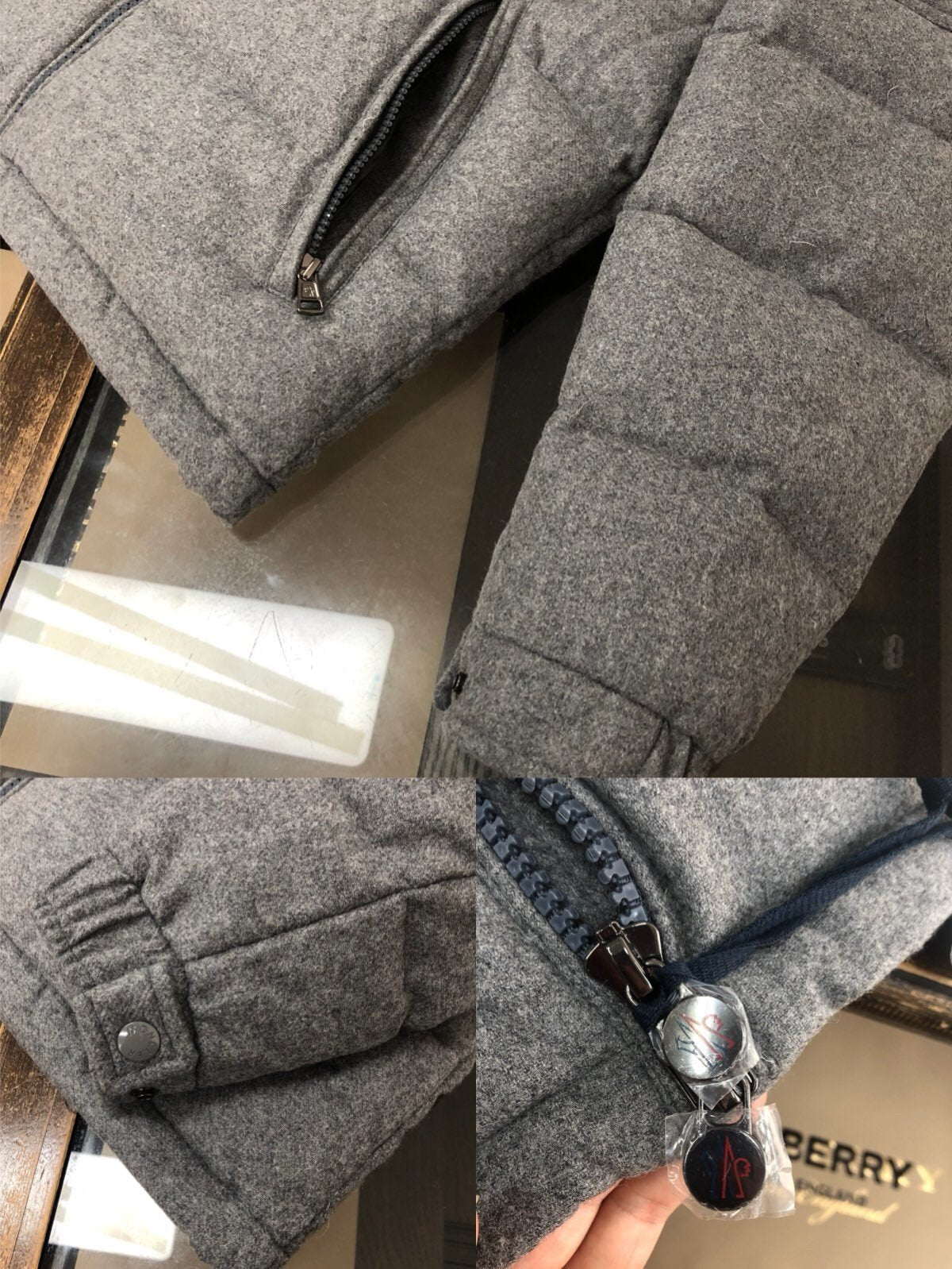 Moncler Enfant Montgenevre Jacket Grey