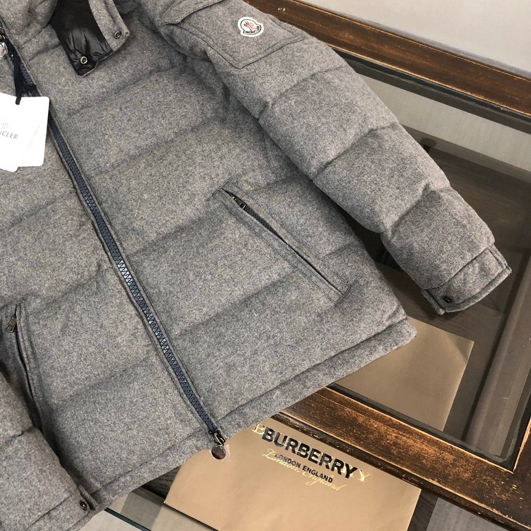 Moncler Enfant Montgenevre Jacket Grey