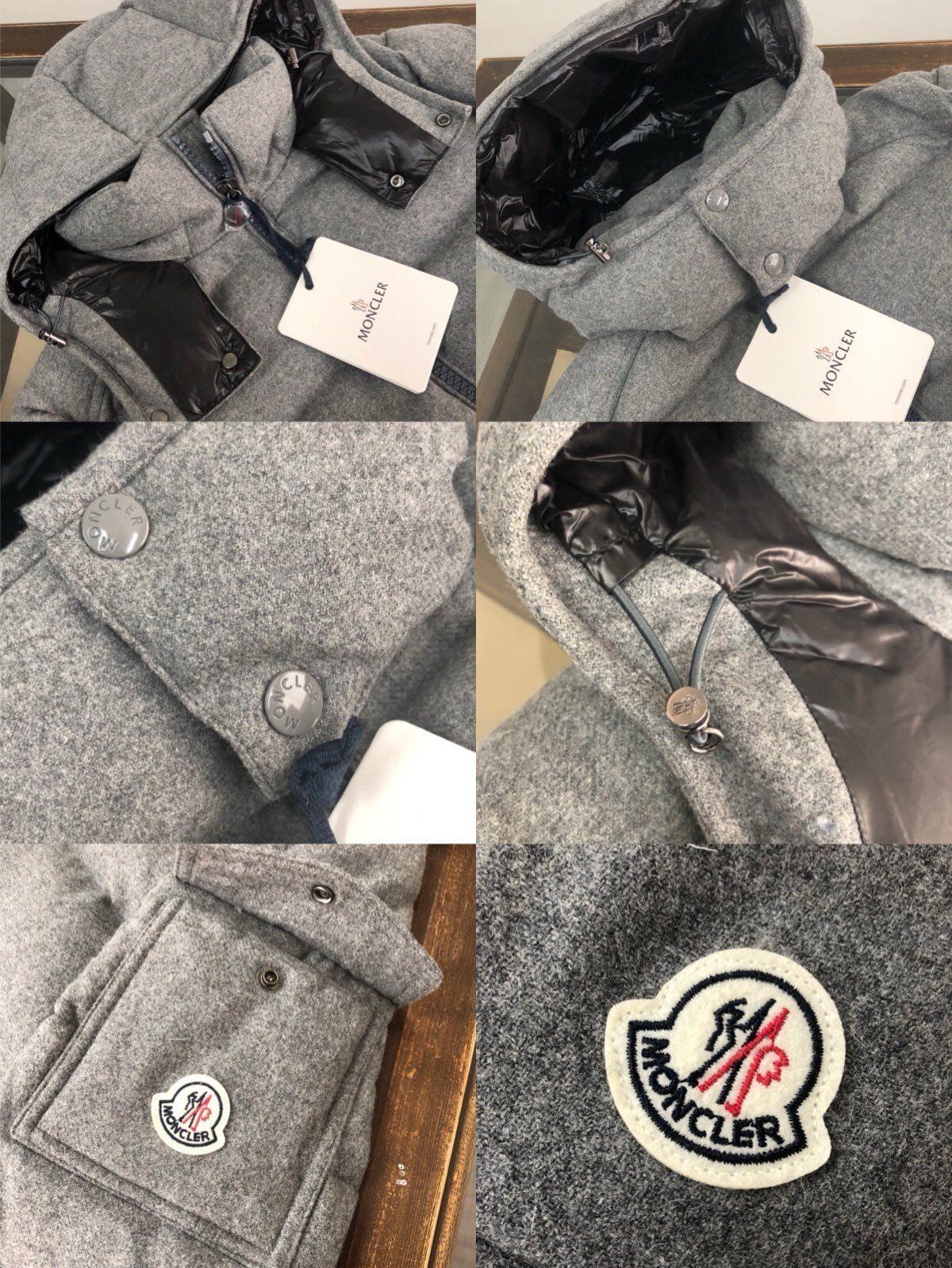Moncler Enfant Montgenevre Jacket Grey