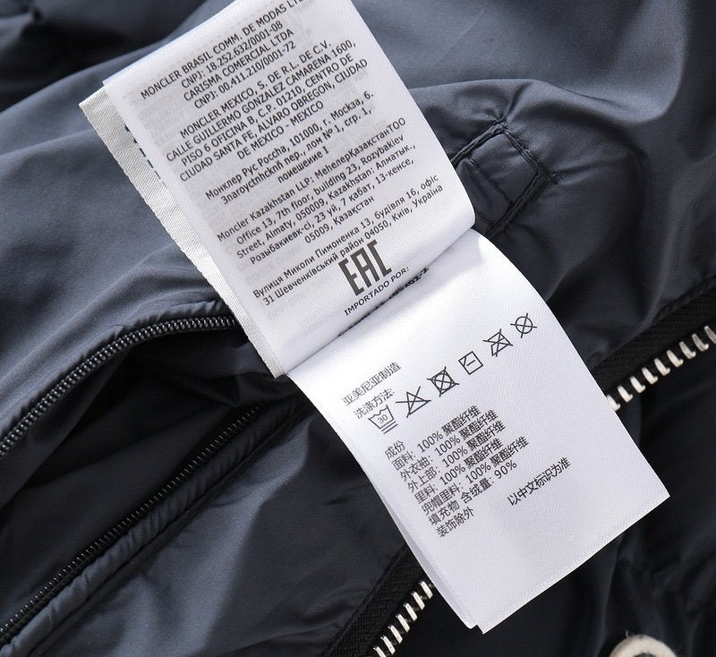 Moncler Poirier Down Jacket Black/Blue