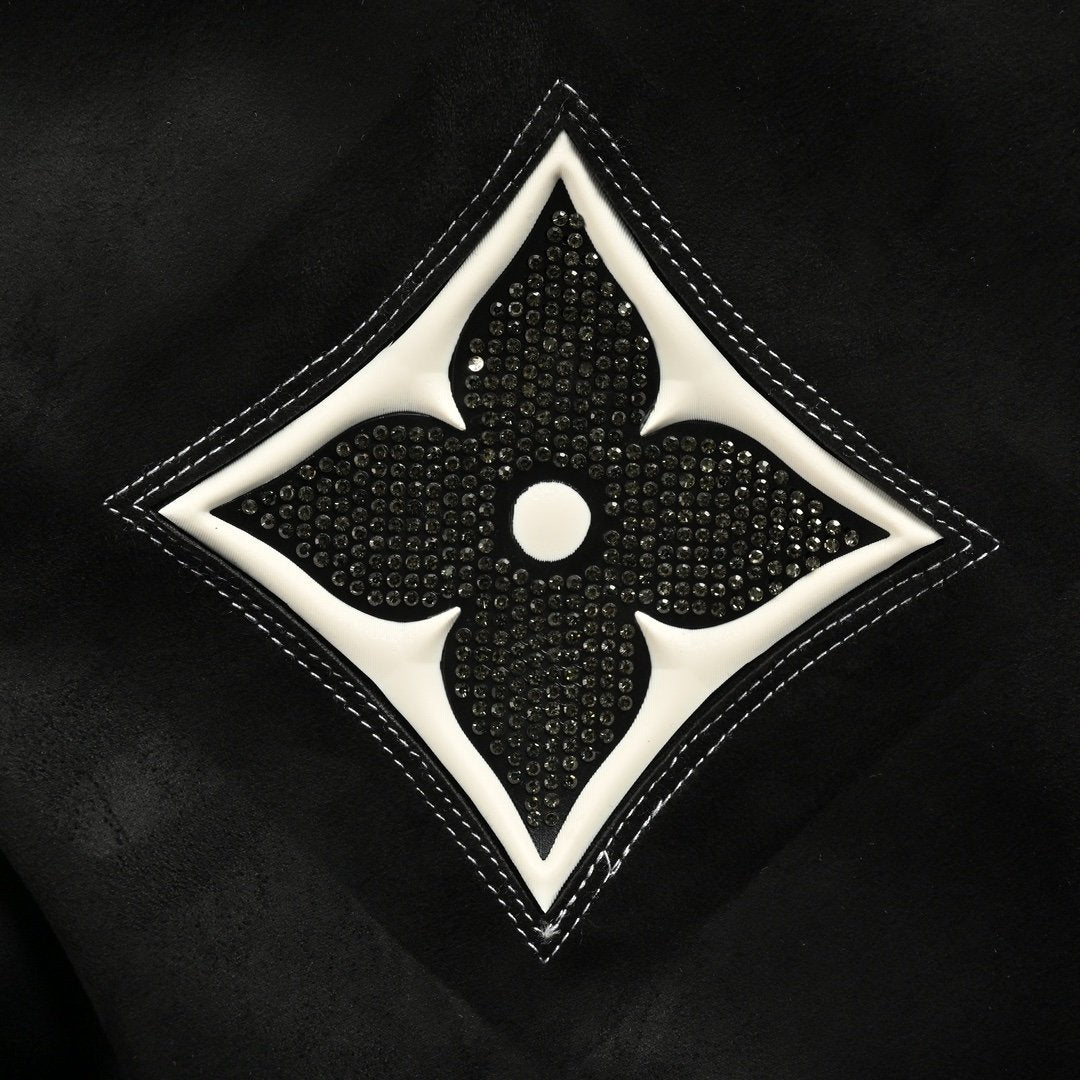 Louis Vuitton Embellished Lambskin  Bomber Blouson