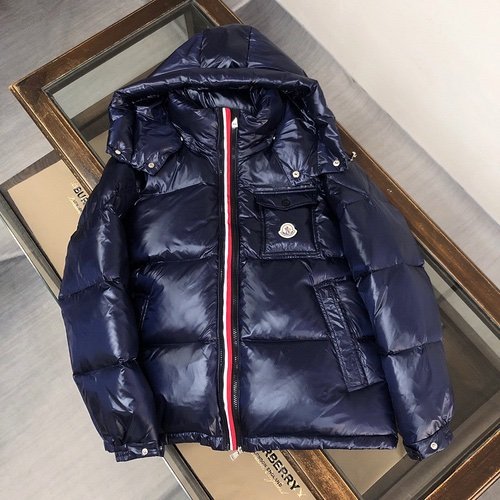 Moncler Montbeliard Down Jacket Navy Blue