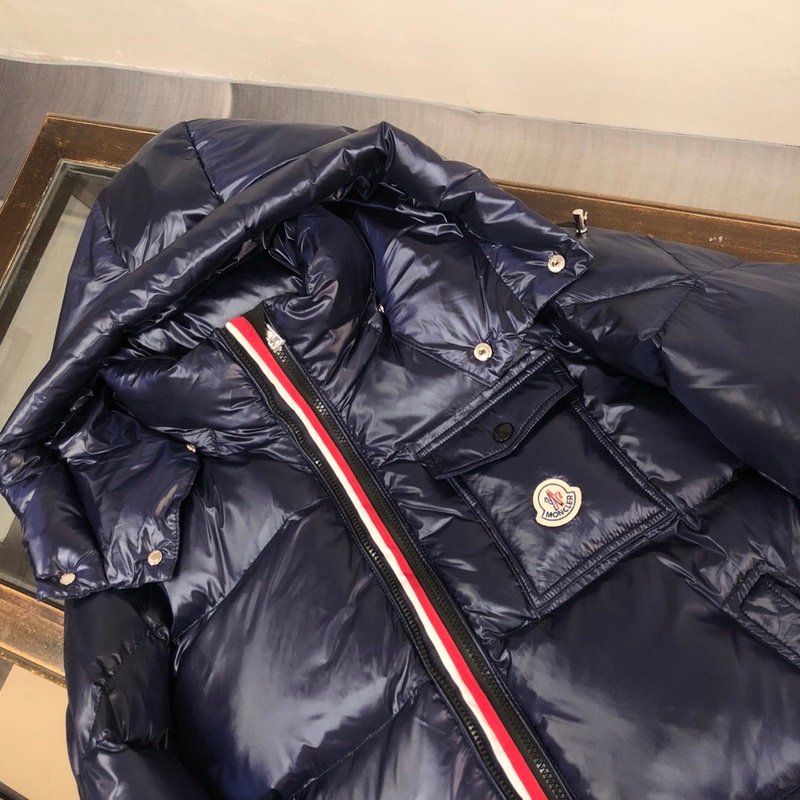 Moncler Montbeliard Down Jacket Navy Blue
