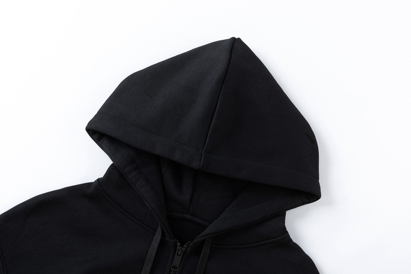 Burberry Black Logo Print Rylee Zip Up Hoodie