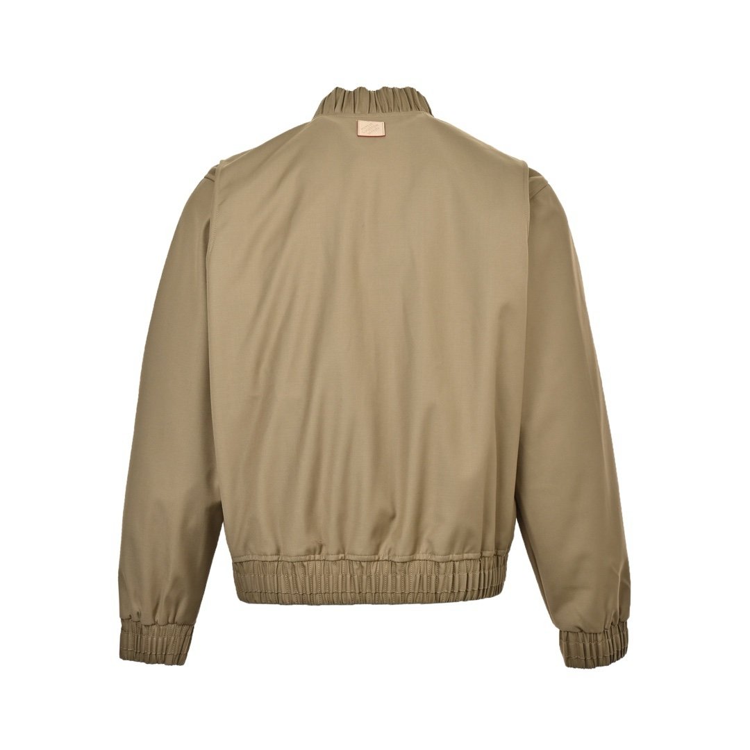 Louis Vuitton Embroidered Cotton Blend Bomber
