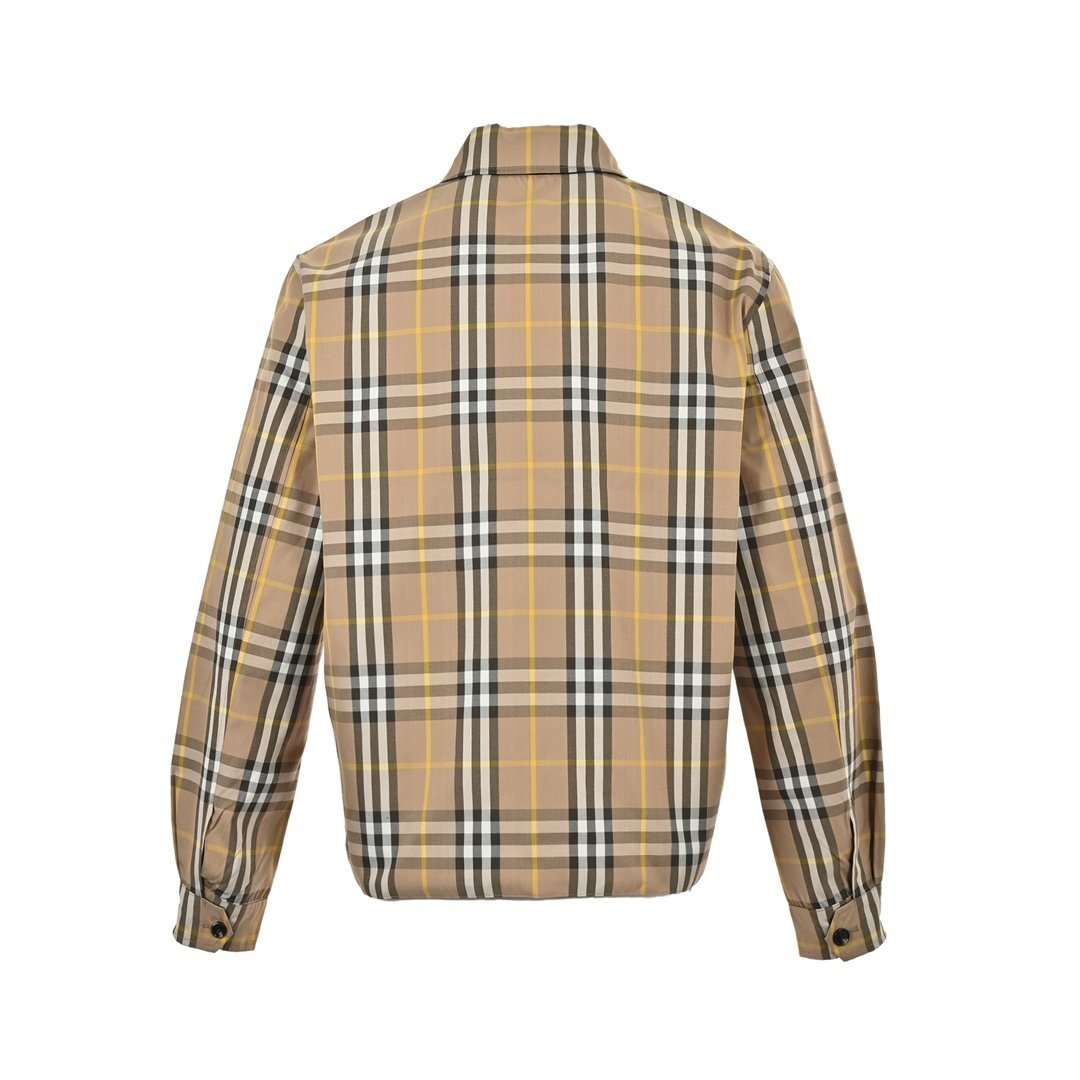 Burberry Reversible Check Cotton Jacket Black