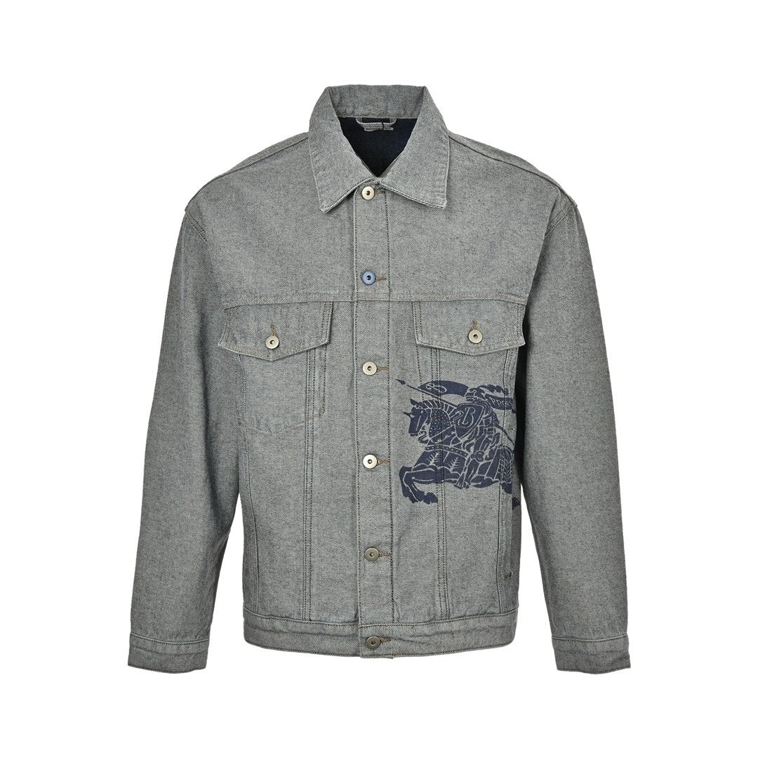 Burberry EKD Denim Jacket Denim Blue
