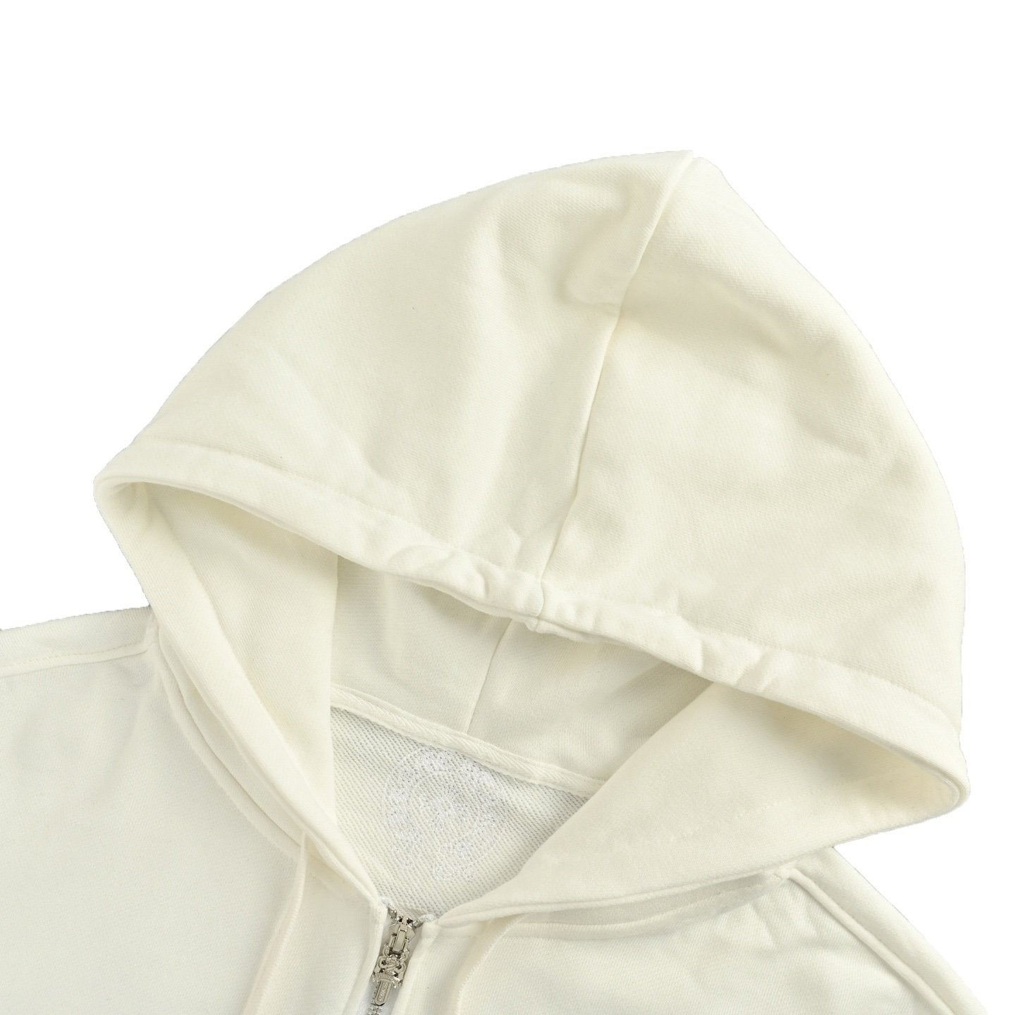 Chrome Hearts Horseshoe Logo Zip Up White