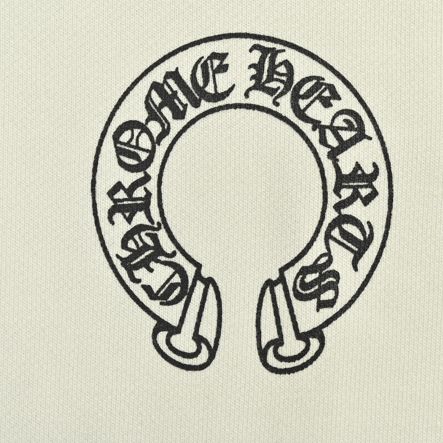 Chrome Hearts Horseshoe Logo Zip Up White