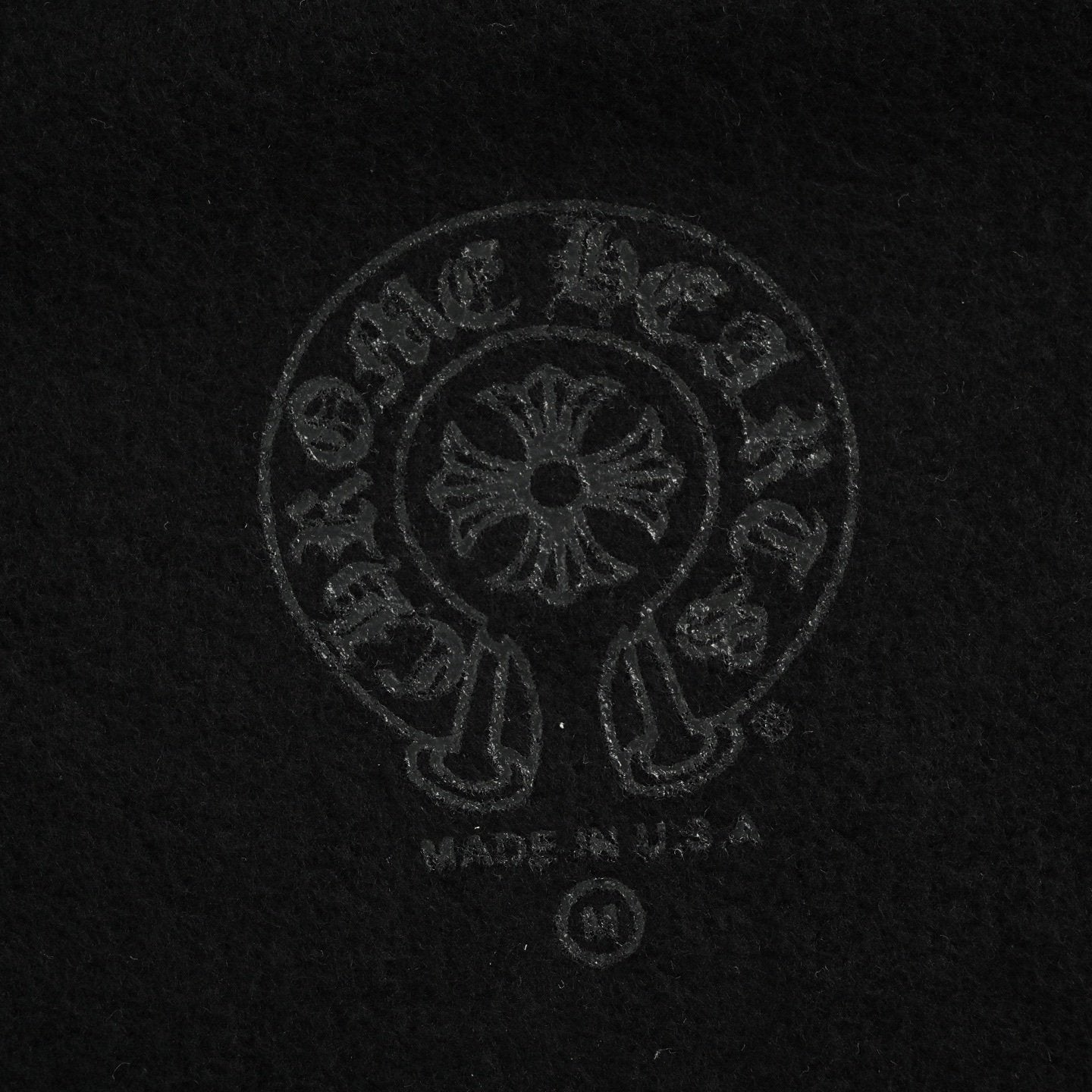 Chrome Hearts Horseshoe Logo Zip Up Black