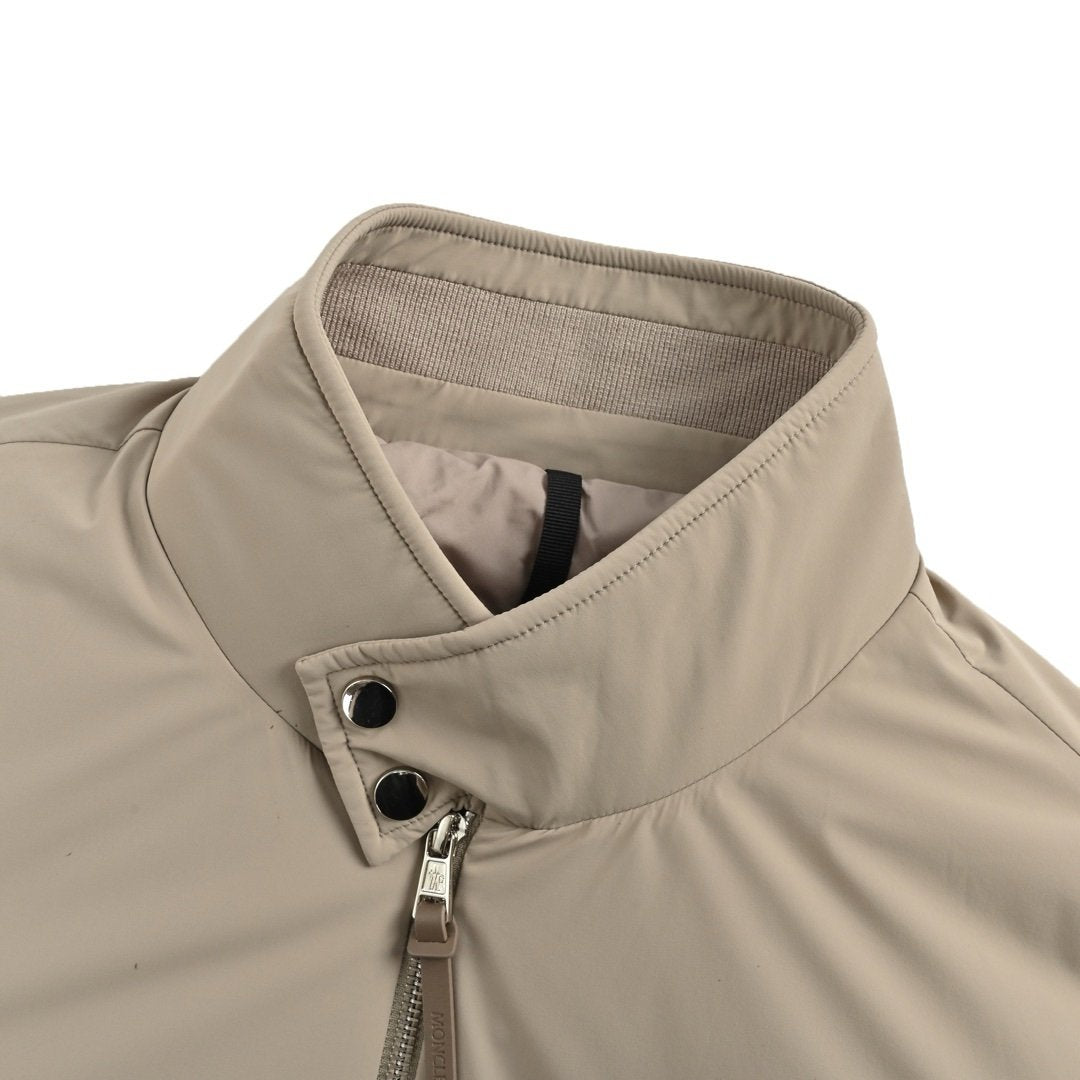 Moncler Albergian Padded Jacket Beige