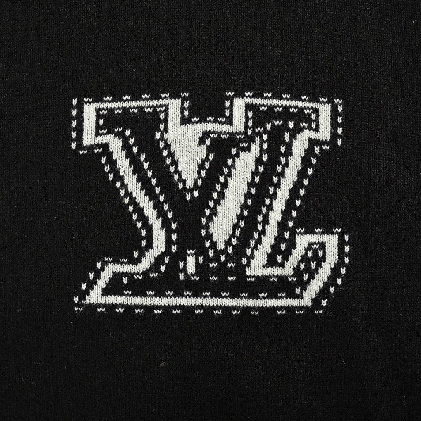 Louis Vuitton Graphic Intarsia Zipped Cotton Hoodie