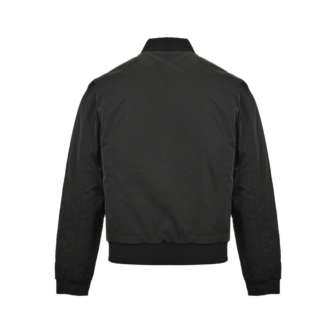 Prada Triangle Logo Bomber Jacket Black