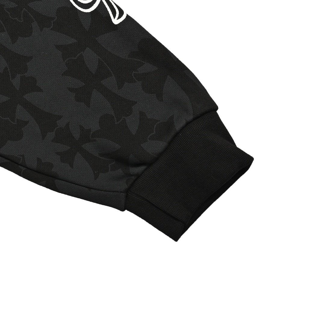Chrome Hearts Cemetery Print Hoodie Black