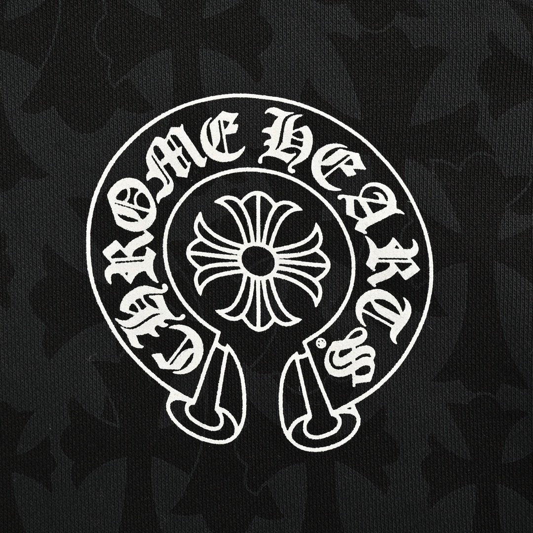 Chrome Hearts Cemetery Print Hoodie Black