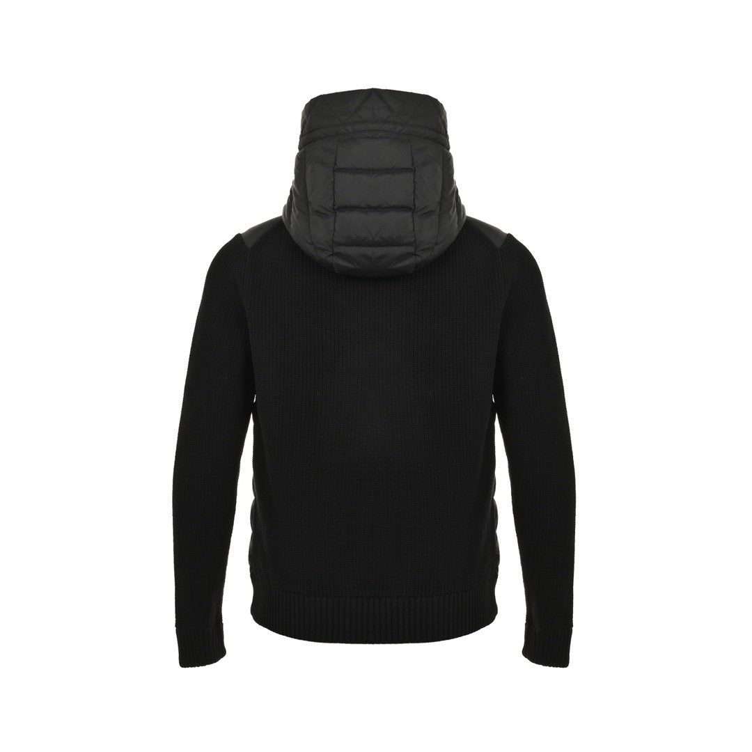 Moncler Padded Wool Jacket Black