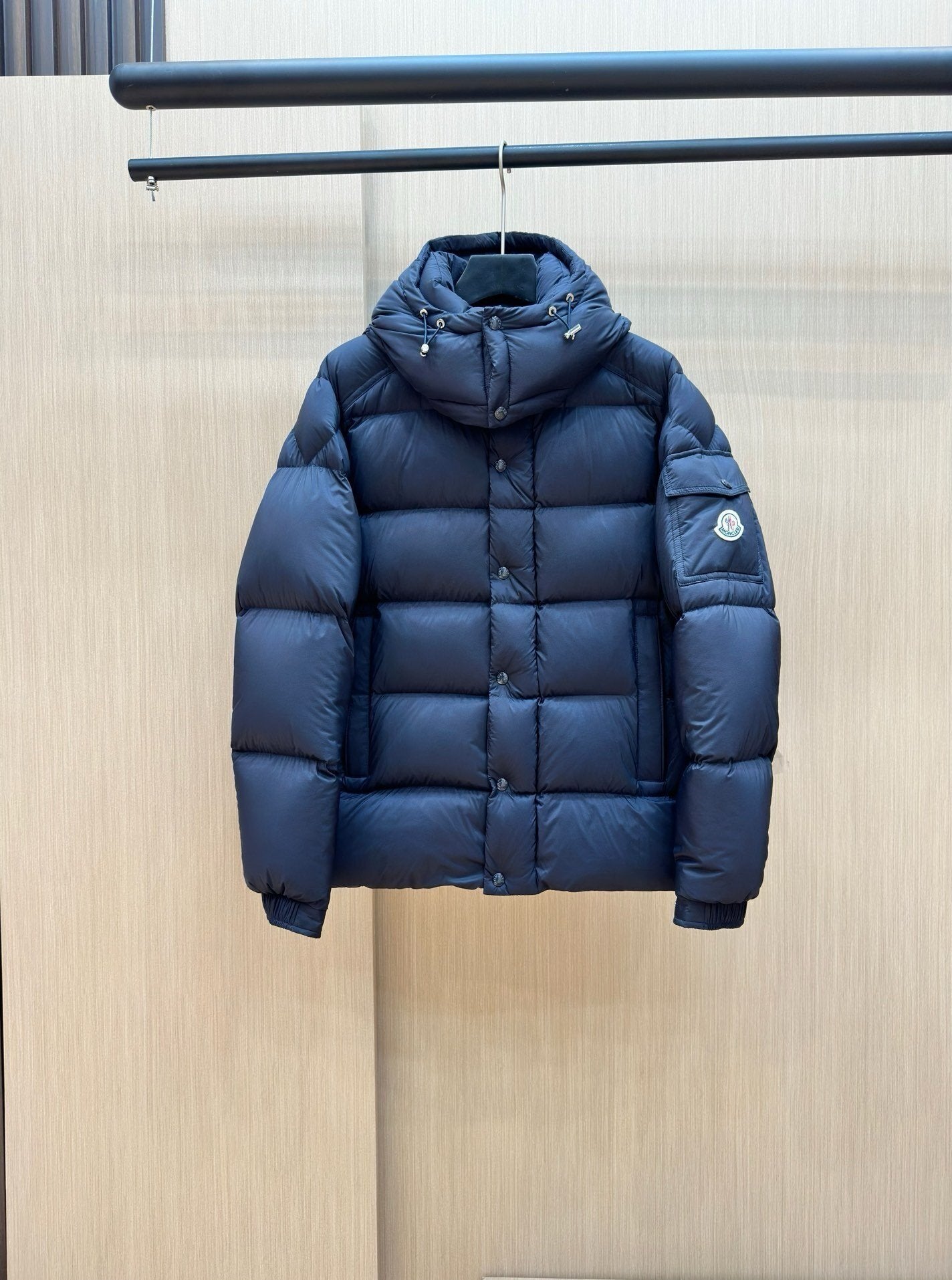 Moncler Vezere Down Jacket Navy Blue