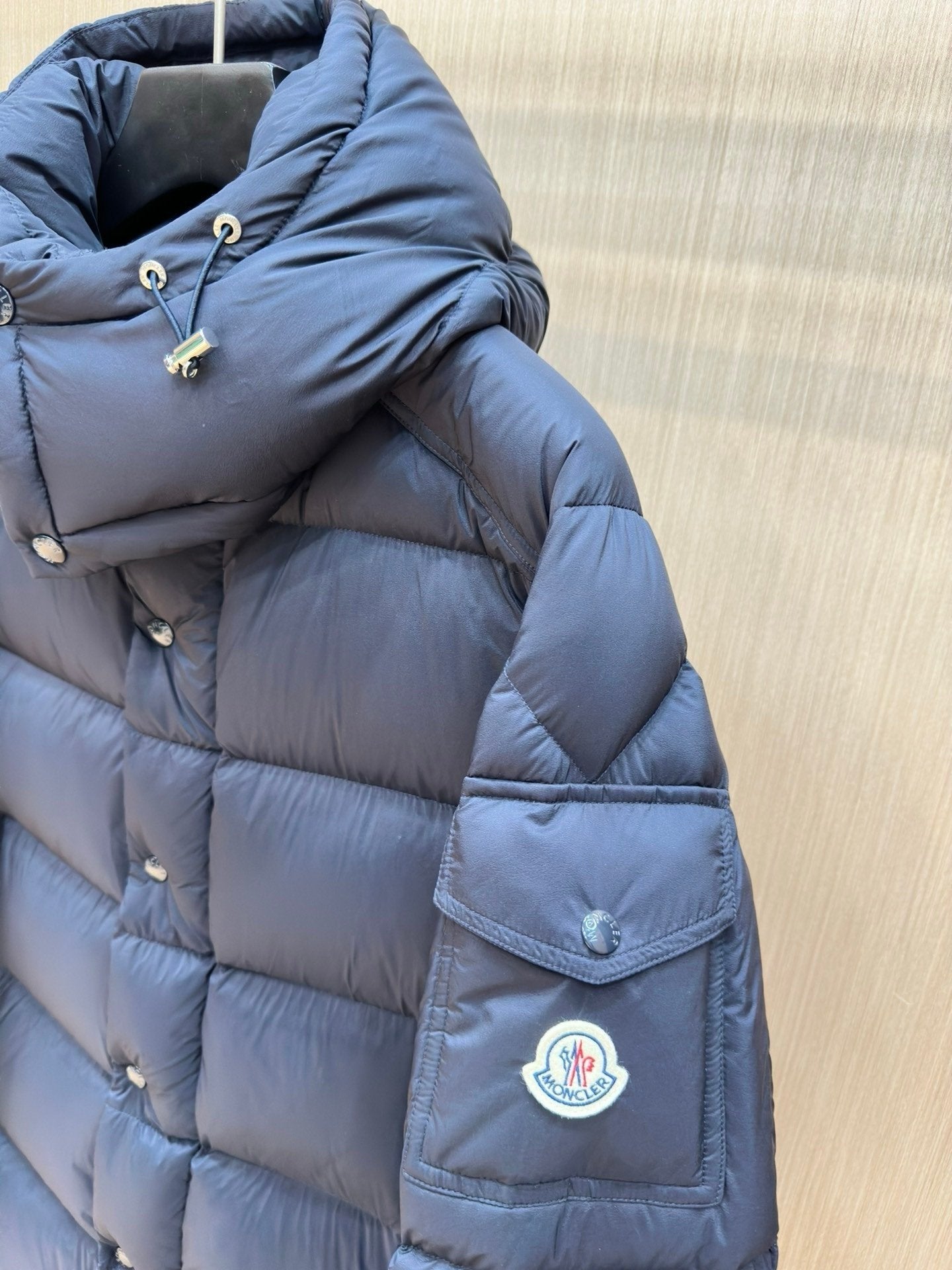 Moncler Vezere Down Jacket Navy Blue