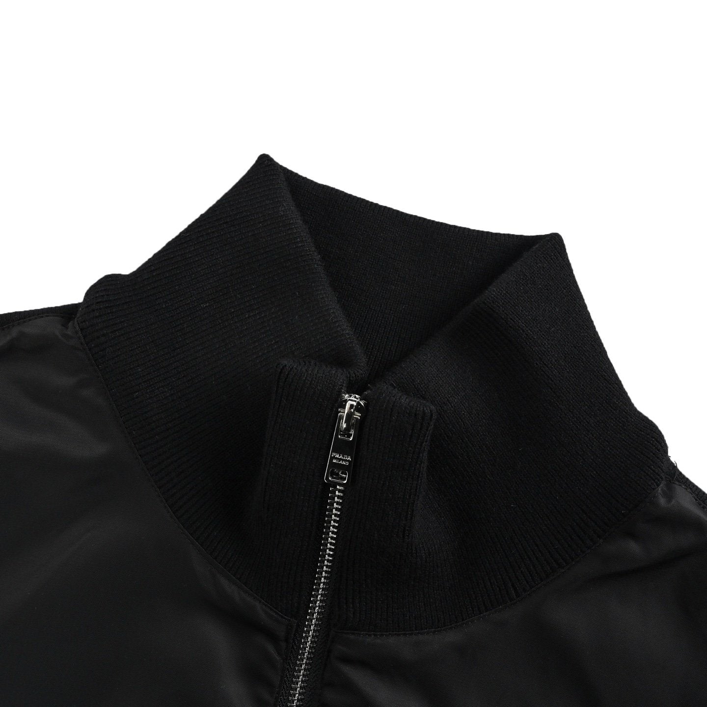 Prada Black Zip Re-Nylon Jacket