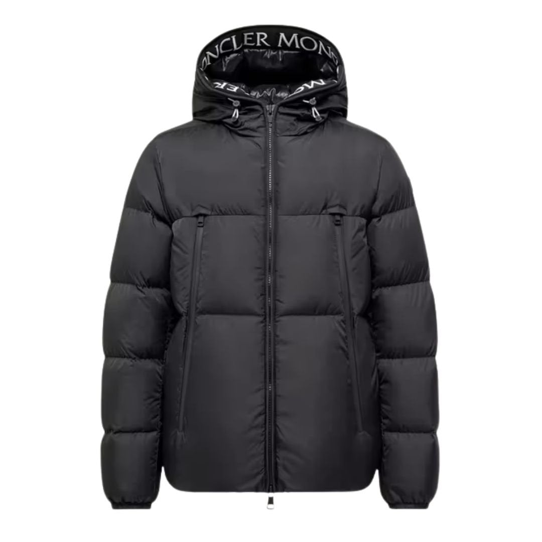 Moncler Black Montcla Hooded Short Down Jacket