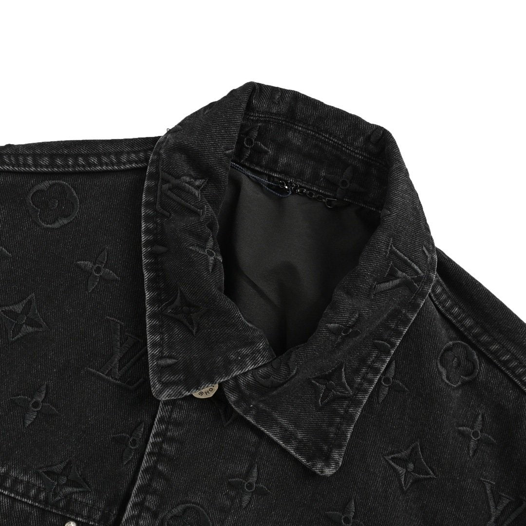 Louis Vuitton Embroidered Denim Blouson